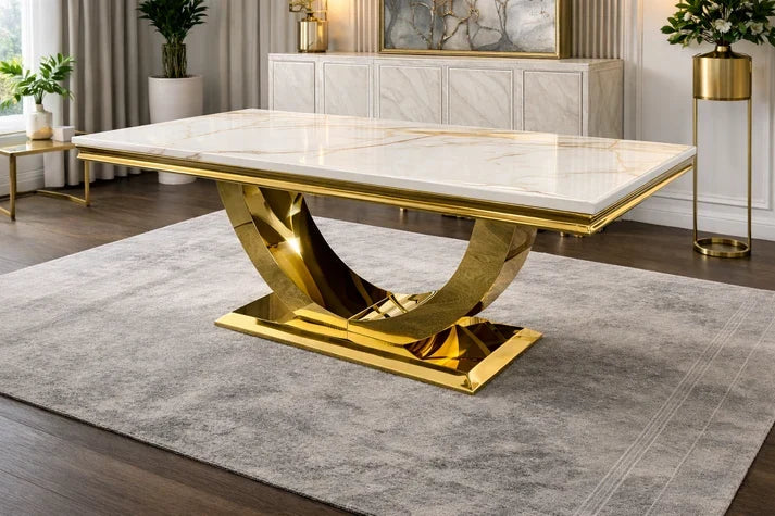 Gold Frame Dining Tables
