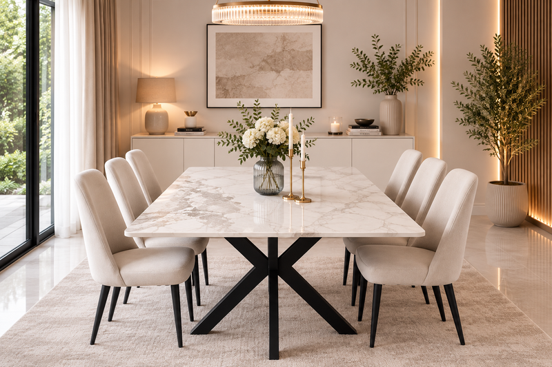 Black Frame Dining Tables