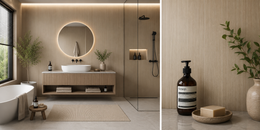 Wood Effect Bathroom Wall Panels - Dark Oak - 240 x 60
