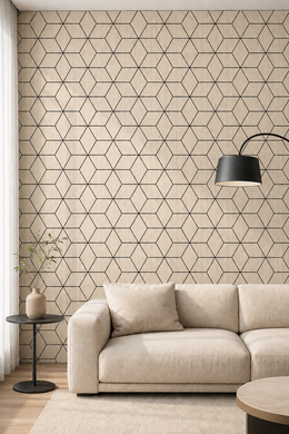 Hexagon Acoustic Wall Panels - Dark Oak - 240 x 60