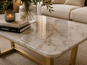 G-Jessica Gold Coffee Table 120 x 60 x 45cm