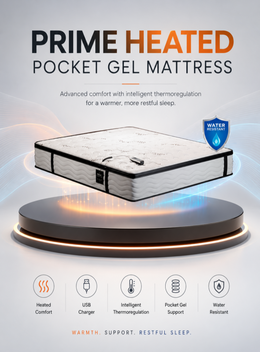 Luxury Smart Mattress – Heated & Massage Options