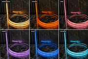 Flexible LED Wall Panel Lighting Kit – Multi-Colour 240cm |  Pack of 4