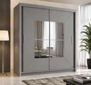 Nicole Sliding Mirror Wardrobe – 120cm, 150cm, 180cm & 203cm