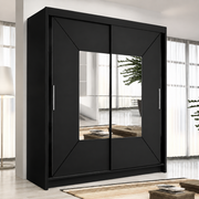 Nicole Sliding Mirror Wardrobe – 120cm, 150cm, 180cm & 203cm