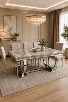 Chelsea Chrome Dining Table