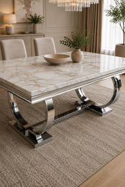 Chelsea Chrome Dining Table
