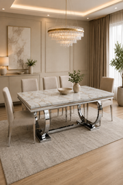 Chelsea Chrome Dining Table