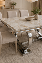 Chelsea Chrome Dining Table