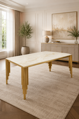 SG-Mayfair Gold Dining Table – 1.8m