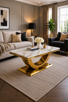 SG-London Gold Coffee Table 120 x 60 x 45cm