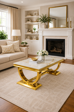 SG-Chelsea Gold Coffee Table 120 x 60 x 45cm