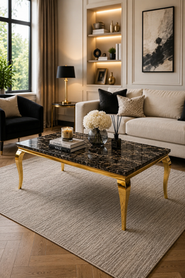 SG-Lewis Gold Coffee Table 120 x 60 x 45cm