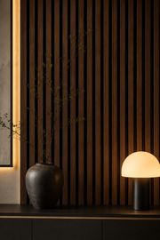 Slatted MDF Acoustic Wall Panels - Smoked Walnut - 240 x 60