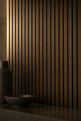 Metallic Acoustic Wall Panels - Brown / Bronze - 240 x 60