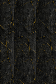 Marble Bathroom Wall Panels - Gold & Black Marble - 240 x 60