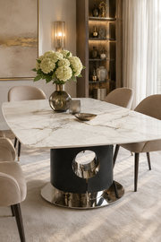 GS-Madrid Luxury Marble Dining Table – 1.8m & 2m