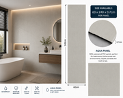 Wood Effect Bathroom Wall Panels - Grey - 240 x 60
