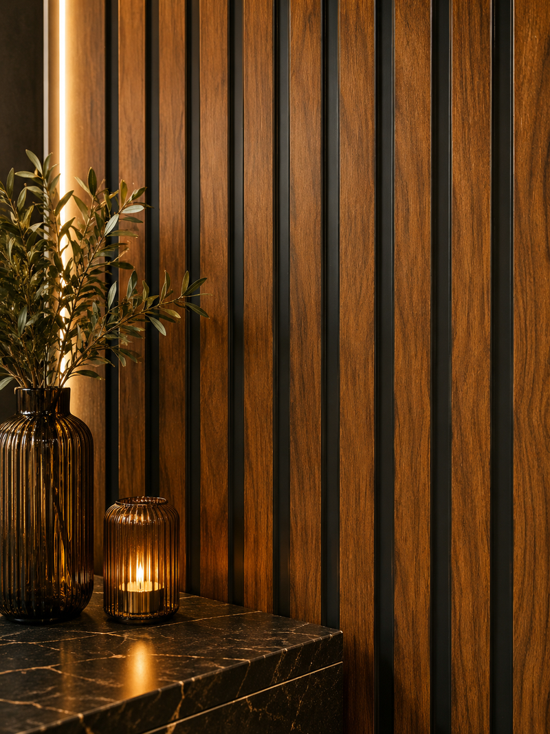 Linear PVC Waterproof Wall Panels