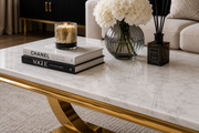 SG-Lewis Gold Coffee Table 120 x 60 x 45cm