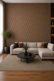 Mini Herringbone Acoustic Wall Panels - Walnut - 240 x 60