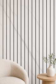 280cm Tall Marble Acoustic Wall Panels - White Marble - 280 x 60