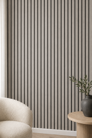 280cm Tall Acoustic Wall Panels - Grey - 280 x 60