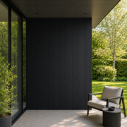 Premium Seamless Waterproof Wall Panels - Black - 240 x 15 (Pack of 16)