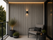 Premium Seamless Waterproof Wall Panels - Light Grey - 240 x 15 (Pack of 16)