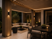 Premium Seamless Waterproof Wall Panels- Walnut - 240 x 15 (Pack of 16)