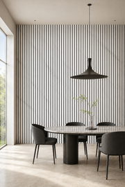 Marble Acoustic Wall Panels - White Marble - 240 x 60