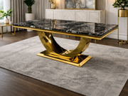 SG-London Gold Dining Table – 1.8m & 2m