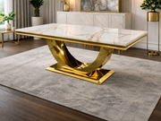 SG-London Gold Dining Table – 1.8m & 2m