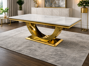 SG-London Gold Dining Table – 1.8m & 2m