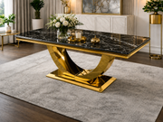 SG-London Gold Dining Table – 1.8m & 2m