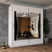 Batumi Sliding Mirror Wardrobe – 120cm, 150cm, 180cm & 203cm