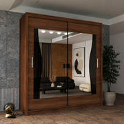 Batumi Sliding Mirror Wardrobe – 120cm, 150cm, 180cm & 203cm