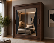 Batumi Sliding Mirror Wardrobe – 120cm, 150cm, 180cm & 203cm