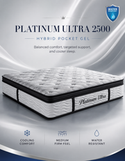 Platinum Pocket Gel Mattress – 2500 & 3500 Pocket Options