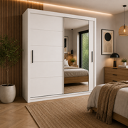 Vision Mirrored Sliding Wardrobe – 150cm, 180cm & 203cm