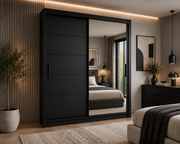 Vision Mirrored Sliding Wardrobe – 150cm, 180cm & 203cm