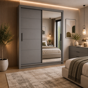 Vision Mirrored Sliding Wardrobe – 150cm, 180cm & 203cm