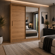 Vision Mirrored Sliding Wardrobe – 150cm, 180cm & 203cm