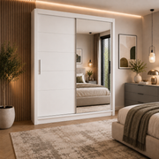 Vision Mirrored Sliding Wardrobe – 150cm, 180cm & 203cm