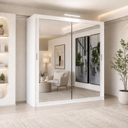 Chicago Sliding Mirror Wardrobe – 90cm, 120cm, 150cm, 180cm & 203cm