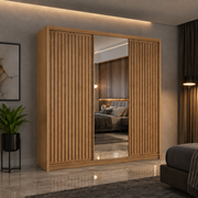 Royal Sliding Mirror Wardrobe – 150cm, 203, 250 cm