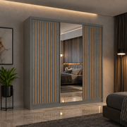 Royal Sliding Mirror Wardrobe – 150cm, 203, 250 cm