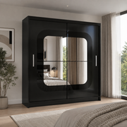 Chelsea High Gloss Sliding Mirror Wardrobe – 150cm & 203cm