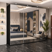 Etna Sliding Mirror Wardrobe – 150cm, 200cm & 250cm