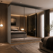 Etna Sliding Mirror Wardrobe – 150cm, 200cm & 250cm